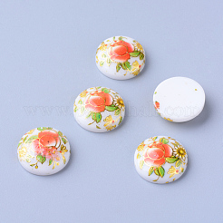 Gedruckte Harz Cabochons CRES-T002-12mm-08