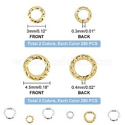 4 Stil-Cabochons aus Legierung FIND-PH0006-93