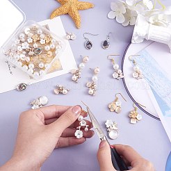 Bausatz zum Selbermachen von Blumenohrringen DIY-SZ0009-77