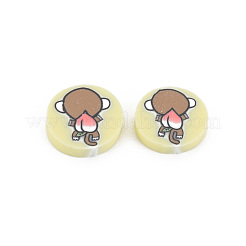 Handgemachter Ton-Cabochon CLAY-N006-98