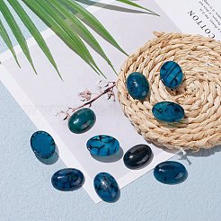 Natürliche Drachen Adern cabochons X-G-F296-06-18x25mm