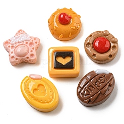 Undurchsichtige Decoden-Cabochons aus Kunstharzimitat für Lebensmittel CRES-H002-01A