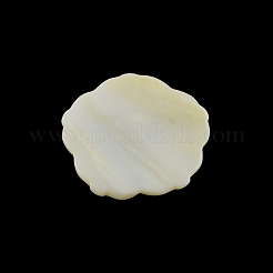 Blumen Süßwasser Shell Cabochons SHEL-F001-29