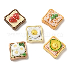 Toastbrot Motiv Harz Decoden Cabochons RESI-Q231-04