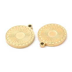 Ionenplattierung (IP) chirurgischer Edelstahl 316L Anhänger für Emaille-Fassungen STAS-D078-31G