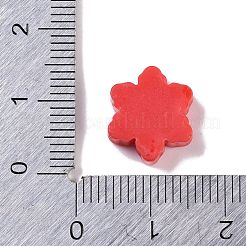 Undurchsichtige Harz-Cabochons mit Weihnachtsmotiv RESI-H162-06F