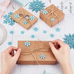 100pcc 3 Stile Weihnachtsthema undurchsichtige Harz Cabochons RESI-OC0001-44