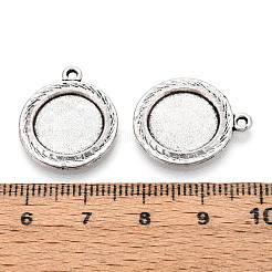 Tibetischer Stil Legierung Anhänger Fassungen PALLOY-N178-05AS