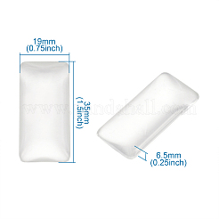 Transparentes Rechteck Glas Cabochons GGLA-KS0001-02