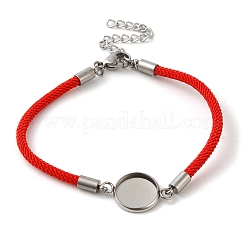 Herstellung von Milano-Kordeln und Armbändern aus Edelstahl 304 MAK-H004-02C-P02