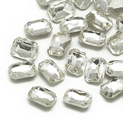 DIY spitzen zurück k9 Glas Strass Cabochons RGLA-T042-6x8mm-02