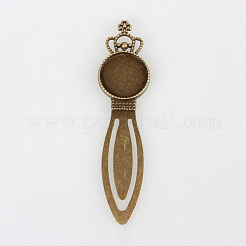Eisen Lesezeichen Fassungen für Cabochon X-PALLOY-N0084-27AB-NF