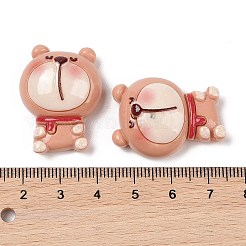 Undurchsichtige Harz Tier Decoden Cabochons RESI-Q230-08A
