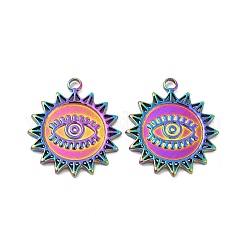 Ionenplattierung (IP) 304 Edelstahl Anhänger Strass-Einstellungen STAS-B032-35MC