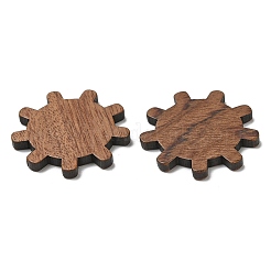 Cabochons aus Walnussholz WOOD-F013-15
