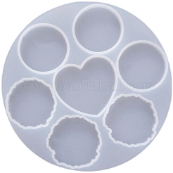 DIY herzförmige/runde Cabochons für Handygriff-Silikonformen MOBA-PW0003-01