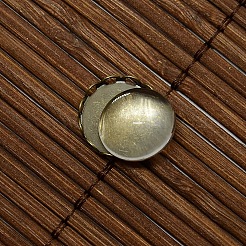 12mm freie gewölbte Glas Cabochon Abdeckung für flache runde diy Foto Messingcabochon Herstellung DIY-X0104-AB-NF