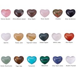 18 Arten natürliche / synthetische Edelstein Cabochons G-PH0029-03