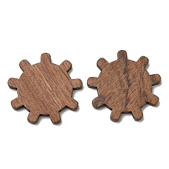Cabochons aus Walnussholz WOOD-F013-15
