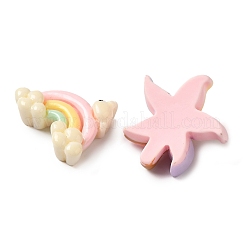 Undurchsichtige Decoden-Cabochons aus Harz RESI-M041-05