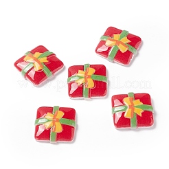 Weihnachtliche Cabochons aus undurchsichtigem Harz CRES-P022-06
