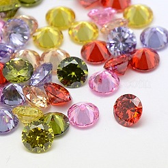 Gemischte rautenförmige Zirkonia-Cabochons X-ZIRC-M002-8mm