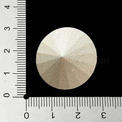 Facettierten Glas Strass cabochons GGLA-C032-06