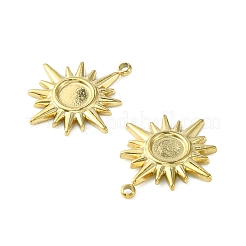 Cabochon-Fassungen für Anhänger aus Edelstahl 304 STAS-L269-051G