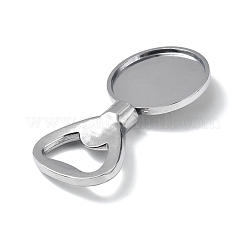 Cabochon-Komponente für Flaschenöffner aus Zinklegierung PALLOY-D312-01P-06