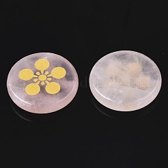 Natürlichen Rosenquarz Cabochon G-S375-006B