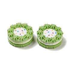 Undurchsichtige Decoden-Cabochons aus Kunstharzimitat für Lebensmittel CRES-L037-15C