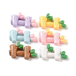 Undurchsichtige Decoden-Cabochons aus Harz RESI-S396-06