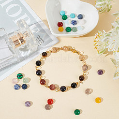 36 Stück 18 Stile gemischte Edelstein-Cabochons G-HY0001-55