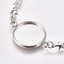 Herstellung von Armbändern aus Edelstahl 304 STAS-WH0014-25P