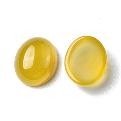Natürliche gelbe Achat Cabochons G-A029-01-03