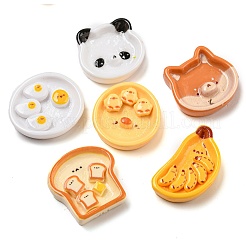 Undurchsichtige Decoden-Cabochons aus Harz RESI-C046-05