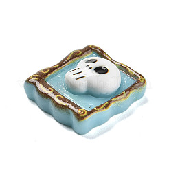 Halloween undurchsichtige Decoden-Cabochons aus Harz RESI-S393-01T