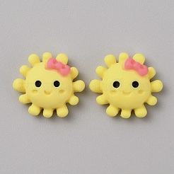 Undurchsichtige Cartoon-Harz-Cabochons CRES-CJC0009-08