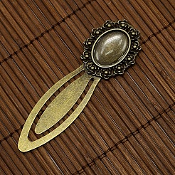 18x13 mm freie gewölbte Glas Cabochon Abdeckung für diy Legierung Porträt Lesezeichen Herstellung DIY-X0124-AB-NR