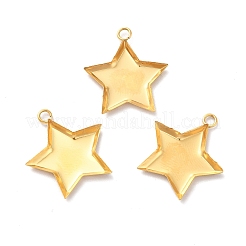 Ionenplattierung (IP) 304 Edelstahl Anhänger Cabochon-Einstellungen STAS-F167-26G