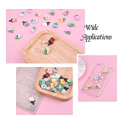 Pandahall opake Harz Cabochons CRES-TA0001-04