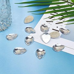 Acryl Strass Cabochons flach zurück GACR-FG0001-01