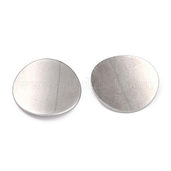 Anlaufgeschützte Cabochons aus Edelstahl 304 STAS-P282-07P