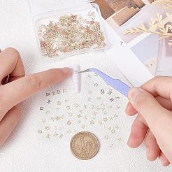 1040 Stück Messing-Cabochons im 26-Stil MRMJ-OC0002-99