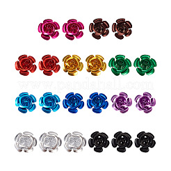 300 Stück Aluminium-Cabochons in 10 Farben MRMJ-FW0001-02