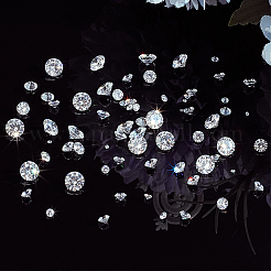 100 Stück 5 Stile Diamantform Grade AAA Zirkonia Cabochons ZIRC-BBC0002-98