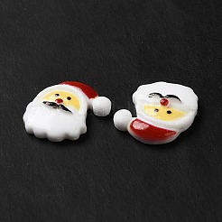 Weihnachtliche Cabochons aus undurchsichtigem Harz RESI-K019-21