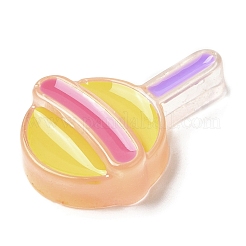 Decoden-Cabochons aus durchscheinendem Harzimitat für Lebensmittel RESI-H147-01K