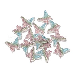 Leuchtende transparente Decoden-Cabochons aus Harz RESI-D013-08A