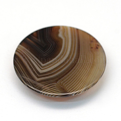 Gefärbte natürliche gestreifte Achat-Cabochons G-R348-30mm-01